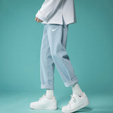Men Jeans Summer Loose Summer Hip Hop Straight-Leg Pants Pants